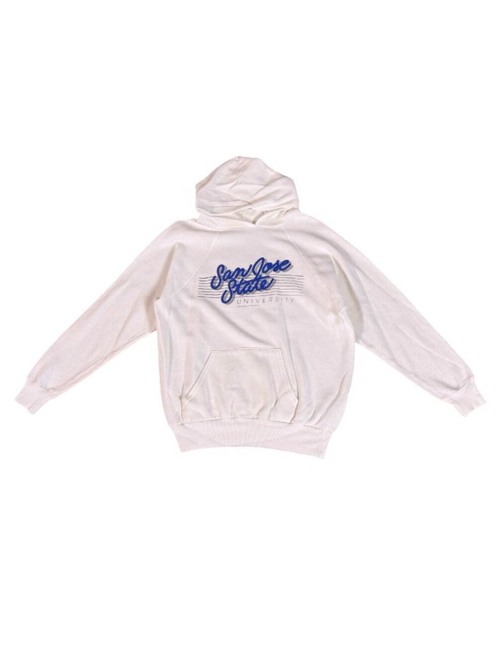 Vintage 1990s San Jose State University White Crewneck Sweatshirt